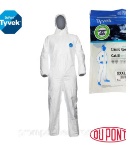 Защитній комбинезон химзащитній Tyvek Classic Xpert CHF5 (костюм Тайвек) (хімзахист, захист від радіації) XXXL