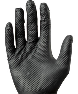 MERCATOR gogrip неопудрені нітрилові рукавички чорні (уп 50 шт)