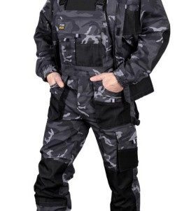 Напівкомбінезон робочий КАМУФЛЯЖ, щільність тканини 260 г/м2, арт. FORECO (B)