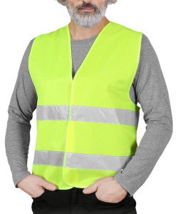 Жилет світловідбивний сигнальний, жилет салатовий дорожник, одяг світолівідбайний арт. OX-LUMI