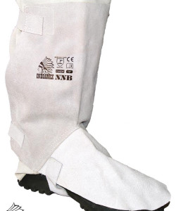 Накладки шкіряні, захист зварника для взуття, накладки захисні NNB JS UNI (12