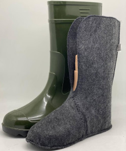 Утеплювач у чобіт — повстяна панчоха