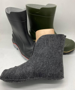 Утеплитель в сапог c плотного нетканного материала, утплювач вставка в гумові чобіти