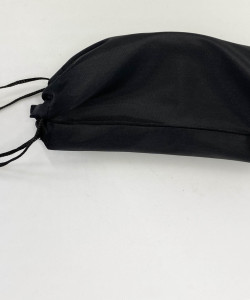 Чехол тканинивий для окулярів, колір чорний