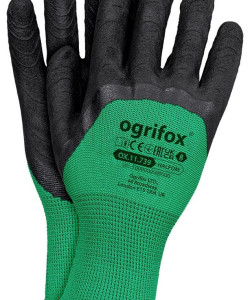 Рукавички робочі захисні з латексним покриттям ogrifox OX-HALFOM ZB розмір 10
