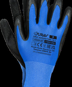 Рукавички захисні, покриті спіненим латексом J-LUGOLAF NB