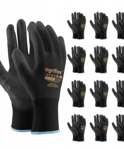Рукавички робочі Ogrifox OX-POLIUR  з покриттям поліретану, REIS