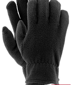 Рукавиці флісові RPOLAREX B, рукавички зимові, рукавички фліс чорні REIS POLAND RPOLAREX B