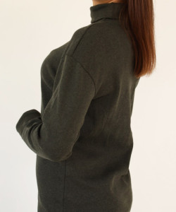 Гольф утеплений жіночий оливковий , 80б/в 20пє, гольф зимний цвет оливковый ХАКИ