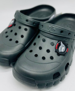 Кроксы сланцы Jose Amorales колір хакі, шлёпанцы мужские, крокси чоловічі