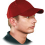 Кепка блайзер, колір червоний, тканину бавовни 100%, арт. 