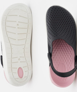 Крокси жіночі чорні Luck line  крокси жіночі чорні сілікон  , стильные кроксы чорные женские, подошва пвх