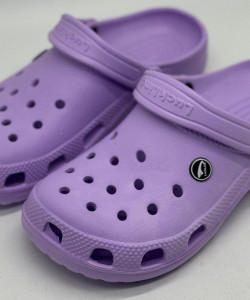 Крокси жіночі фіолетові Luck Line , кроксы фиолетовые женские