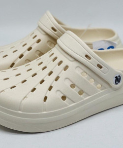 Крокси жіночі слонова кістка PROGRESS, крокси жіночі колір слонова кістка