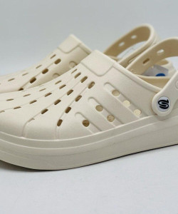 Крокси жіночі слонова кістка PROGRESS, крокси жіночі колір слонова кістка