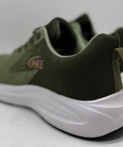 Кросівки літні сіточка LION колір хакі (оліва) Мокасині чоловічі,