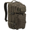 Рюкзак Mil-Tec тактичний, 20л US Assault Pack SM Laser Cut, колір оливкової (розмір В42 х Ш20 x Г25 см)