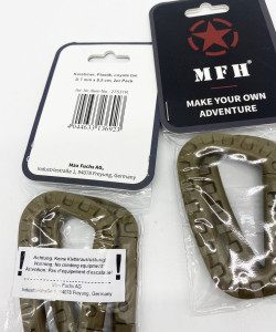 Карабін ABS пластиковий, колір койот (упаковка 2 шт)