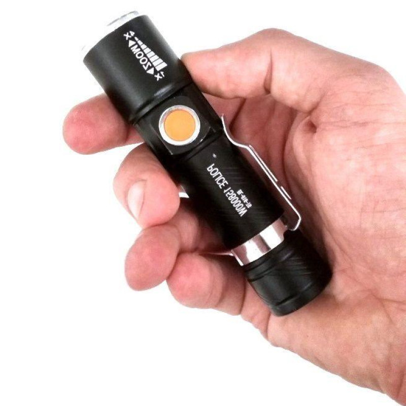 Ліхтарик ручний X-Balog протиударний, вологостійкий із заряджанням USB Тактичний ліхтар POLICE BL-616-T6 Zoom Ліхтарик ручний X-Balog протиударний, вологостійкий із заряджанням USB Тактичний ліхтар POLICE BL-616-T6 Zoom