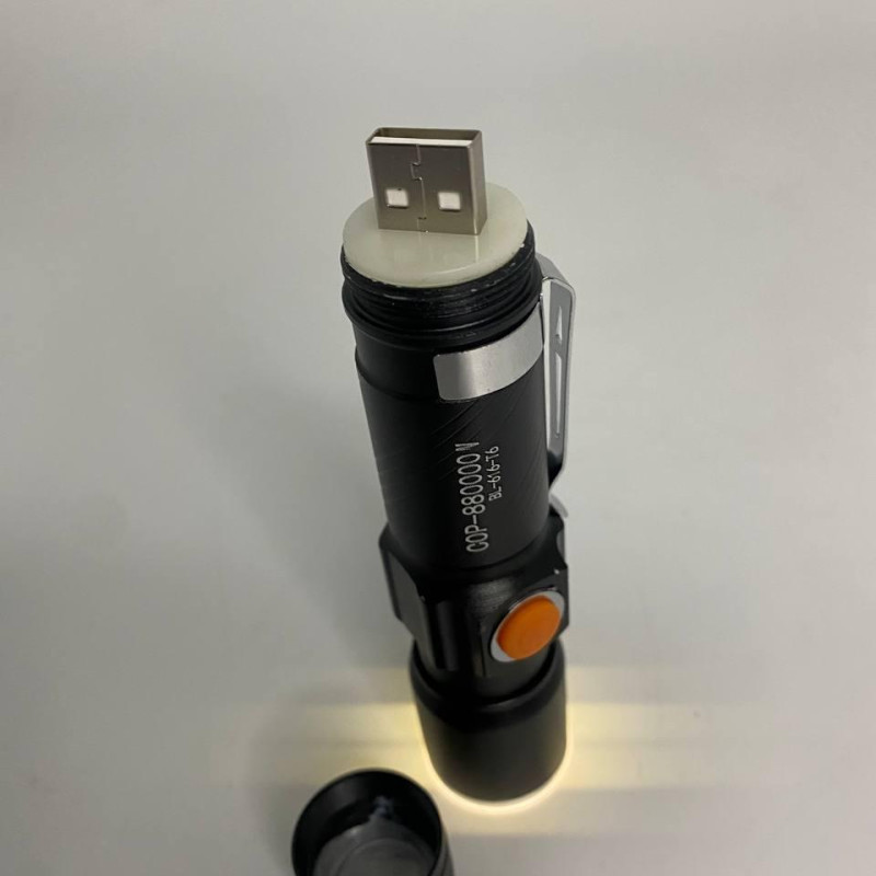Ліхтарик ручний X-Balog протиударний, вологостійкий із заряджанням USB Тактичний ліхтар POLICE BL-616-T6 Zoom Ліхтарик ручний X-Balog протиударний, вологостійкий із заряджанням USB Тактичний ліхтар POLICE BL-616-T6 Zoom