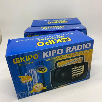 Радіоприймач KIPO-KB 308AC (FM/AM/SW/TV), Телескопічна антена, відкидна ручка, радіоприймач Радіоприймач KIPO-KB 308AC (FM/AM/SW/TV), Телескопічна антена, відкидна ручка, радіоприймач