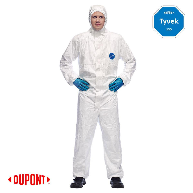 Комбінезон захисний DuPont™ Tyvek® 500 Xpert, класик L (зріст 174-182 об'єм грудей 100-108) Комбінезон захисний DuPont™ Tyvek® 500 Xpert, класик L (зріст 174-182 об'єм грудей 100-108)