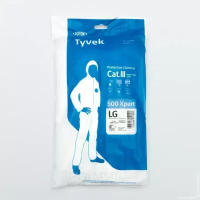 Комбінезон захисний DuPont™ Tyvek® 500 Xpert, класик Комбінезон захисний DuPont™ Tyvek® 500 Xpert, класик