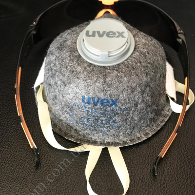 Респіратор захисний UVEX silv-Air 7110, з клапаном, ступінь захисту FFP-1 Респіратор захисний UVEX silv-Air 7110, з клапаном, ступінь захисту FFP-1
