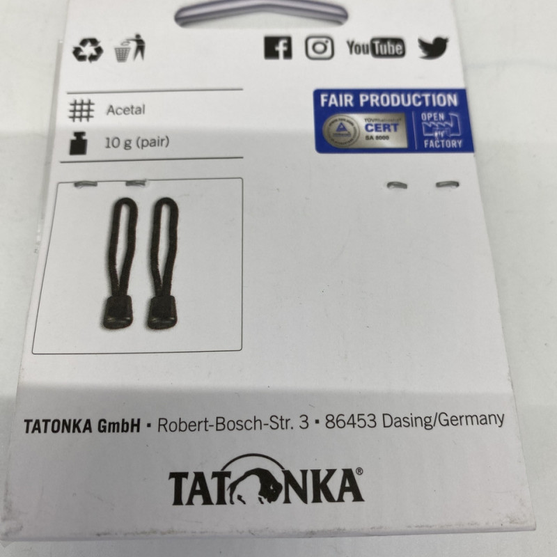 Удлинитель молнии Tatonka Zipper Puller, Подовжувач для бігунка блискавки Tatonka Удлинитель молнии Tatonka Zipper Puller, Подовжувач для бігунка блискавки Tatonka