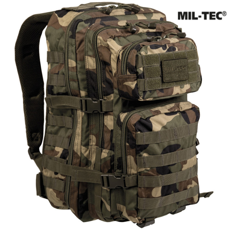 Рюкзак Mil-Tec тактичний, 36л молли BACKPACK USSSSAULT Pack II woodland (Розмер В51 х Ш29 х Г28 см) Рюкзак Mil-Tec тактичний, 36л молли BACKPACK USSSSAULT Pack II woodland (Розмер В51 х Ш29 х Г28 см)