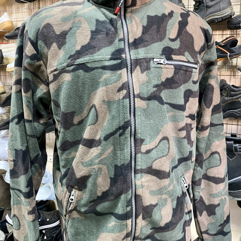 Кофта-полар щільна, фліcова, колір камуфляж, щільність 20 г/м2, ар.POLAR-HONEY розмір М Кофта-полар щільна, фліcова, колір камуфляж, щільність 20 г/м2, ар.POLAR-HONEY розмір М