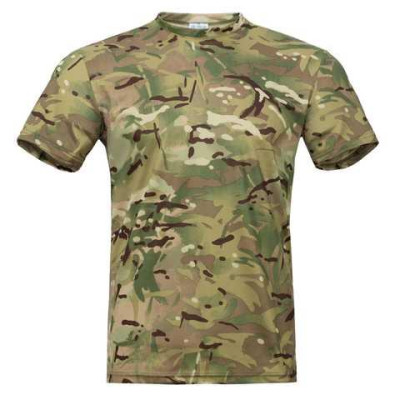 Футболка армійська Multicam 100% бавовна, пл.165 г/м2, футболка камуфльована Мультикам Футболка армійська Multicam 100% бавовна, пл.165 г/м2, футболка камуфльована Мультикам