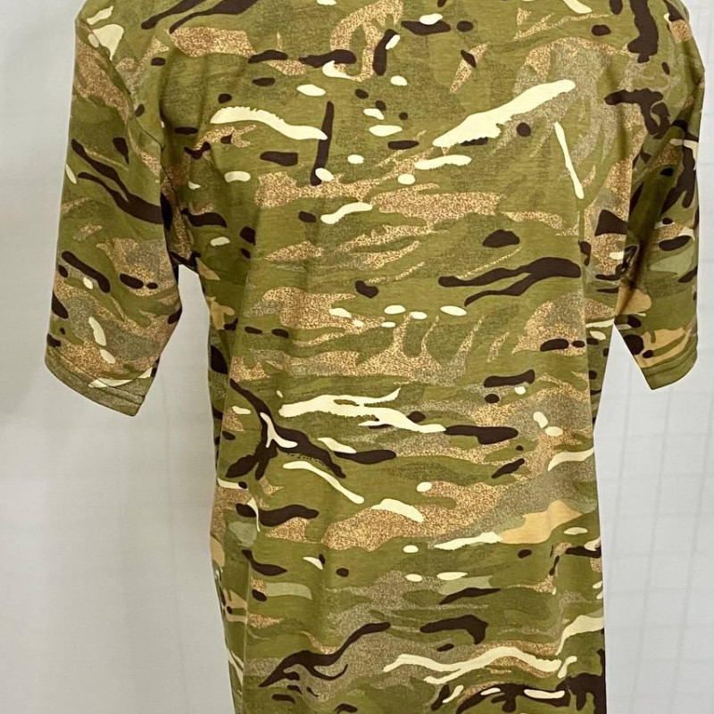 Футболка армійська Multicam 100% бавовна, пл.165 г/м2, футболка камуфльована Мультикам Футболка армійська Multicam 100% бавовна, пл.165 г/м2, футболка камуфльована Мультикам